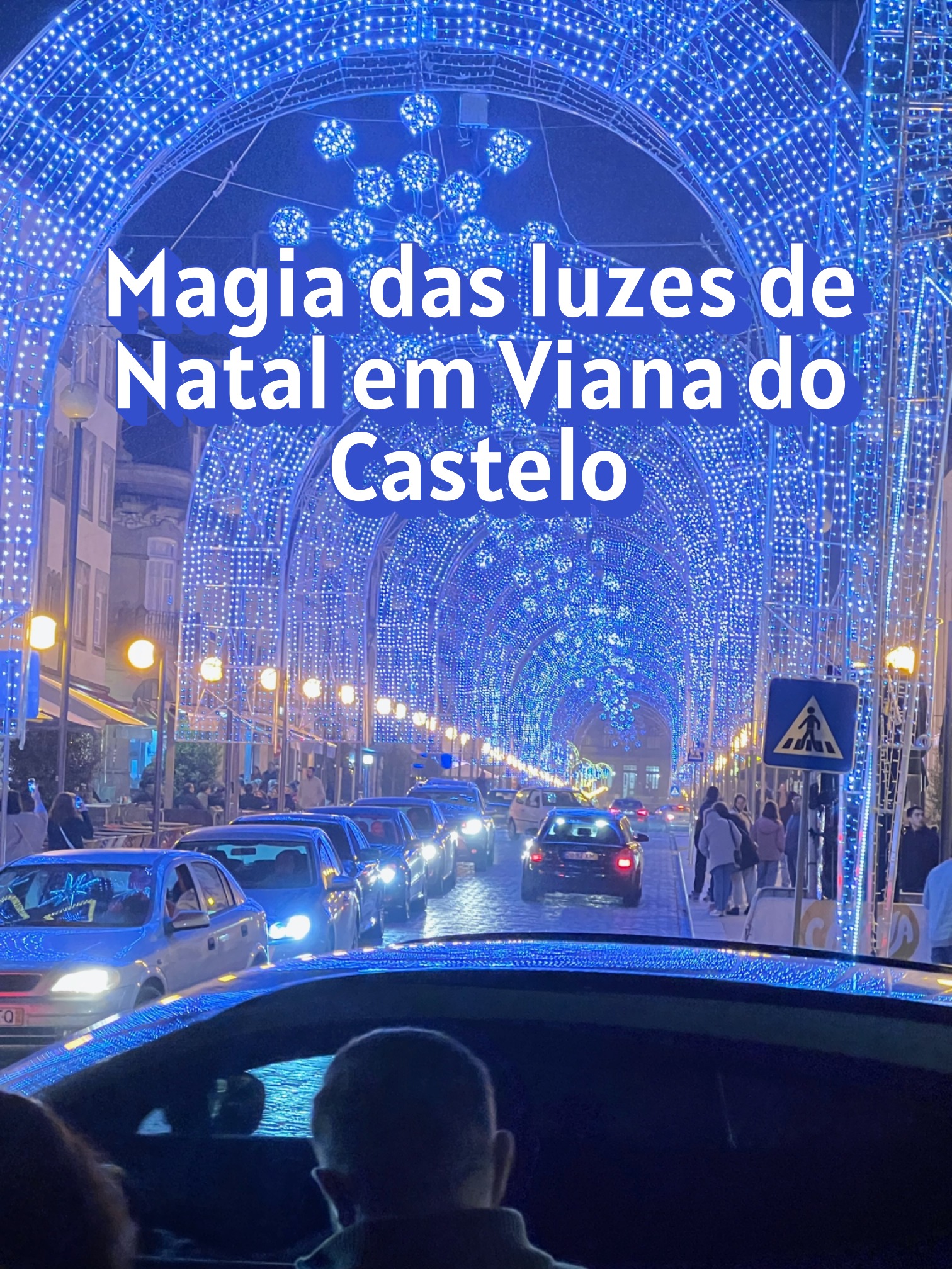 Magia das luzes de Natal em Viana do Castelo 2025 no centro histórico